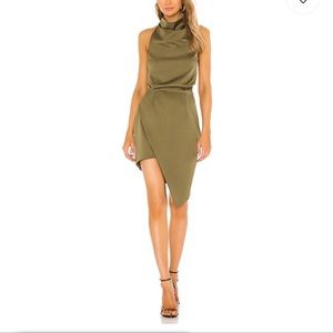 Elliatt Camo dress in khaki - small